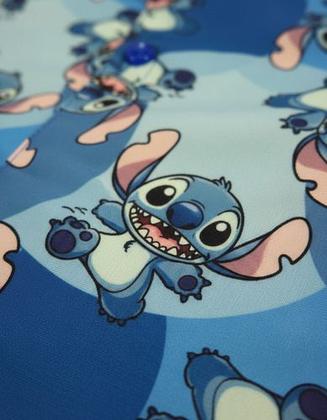 Imagem de Conjunto Mauricinho Lilo E Stitch Azul - Camisa E Bermuda