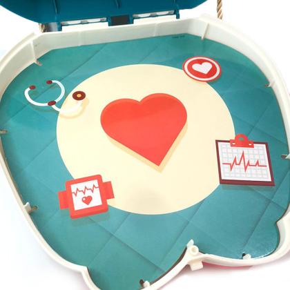 Imagem de Conjunto Médico De Brinquedo Maleta Infantil Plástica 15 Pçs