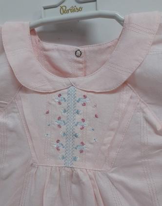 Imagem de Conjunto Menina Blusa Bordada + Shorts Verão Paraiso 17094