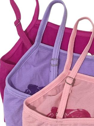 Imagem de Conjunto Menina Moça Infantil Top E Calcinha Boxer Kit 2 Pçs