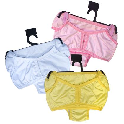 Imagem de Conjunto Menina Moça Kit De 3 Calcinha E Sutiã Juvenil Sem Bojo