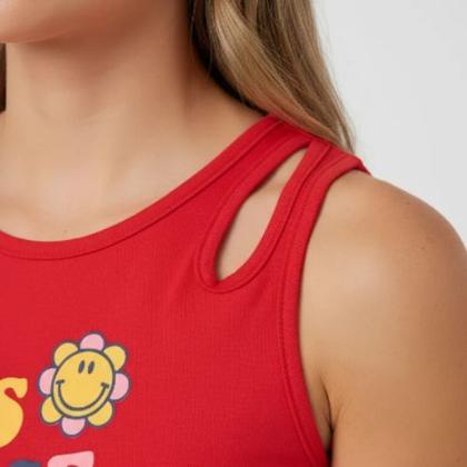 Imagem de Conjunto Menina Regata com Recorte Cut Out e Shorts - Kely & Kety