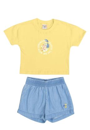 Imagem de Conjunto Menina Shorts Estampado Have Fun
