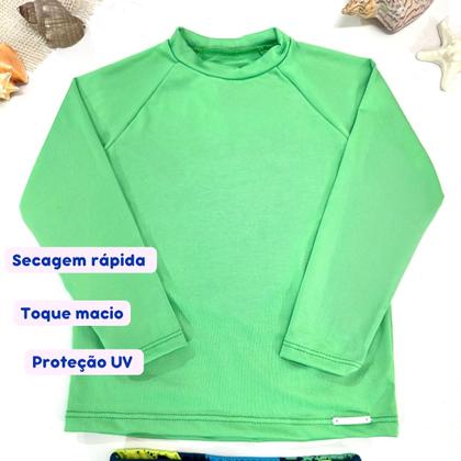 Imagem de Conjunto Menino Blusa + Sunga Juvenil Praia Natação Piscina