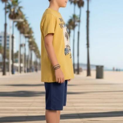 Imagem de Conjunto Menino Curto Camiseta e Shorts - Rei Rex