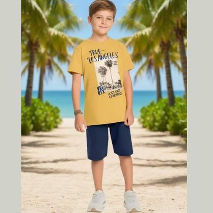 Imagem de Conjunto Menino Curto Camiseta e Shorts - Rei Rex