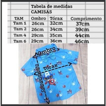 Imagem de Conjunto Menino Infantil Linha Premium Pocoyo +Bermuda Azul