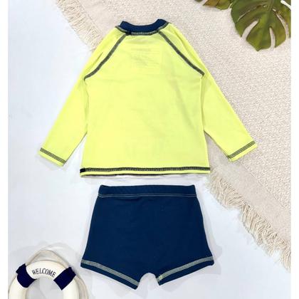 Imagem de Conjunto Menino Liso C/ Estampa Localizada 1 ao 10