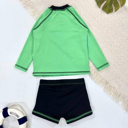 Imagem de Conjunto Menino Liso C/ Estampa Localizada 1 ao 10