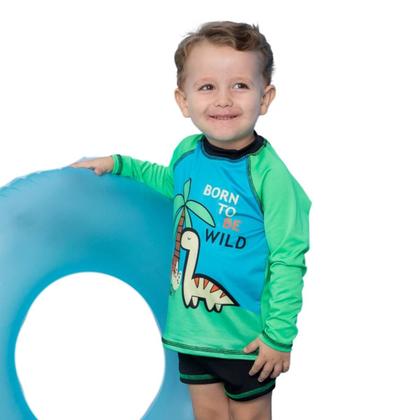 Imagem de Conjunto Menino Liso C/ Estampa Localizada 1 ao 10