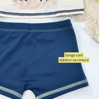 Imagem de Conjunto Menino Liso C/ Estampa Localizada 1 ao 10