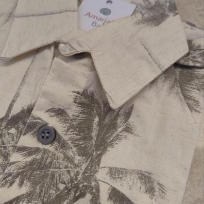 Imagem de Conjunto Menino Mauricinho Elegante Em Linho Look Social Infantil