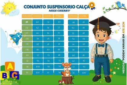 Imagem de Conjunto Meninos Miss Cherry Rafael Suspensorio Caramelo-Beige - Camisa e Calça