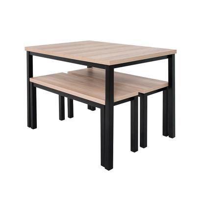 Imagem de Conjunto Mesa 110x72cm 2 Bancos Mega