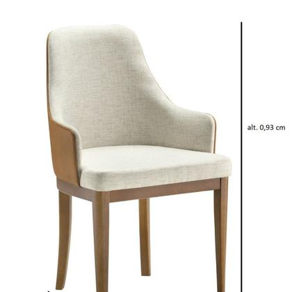 Imagem de Conjunto Mesa Aghata 1,80x0,90 Mdf Laminado 6 Cadeiras