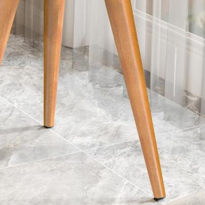 Conjunto Mesa Apoio Lateral Redonda Pés Palito Classic - Quality Móveis Imagem de Conjunto Mesa Apoio Lateral Redonda Pés Palito Classic