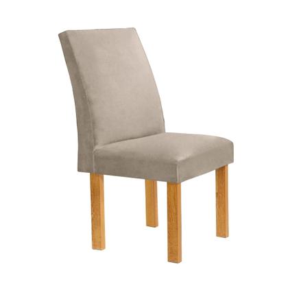 Imagem de Conjunto Mesa Arizona 120cm com 4 Cadeiras Canela Tampo Smart Plus com Vidro