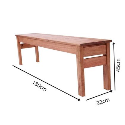 Imagem de Conjunto Mesa, Banco e 4 Cadeiras Madeira Maciça