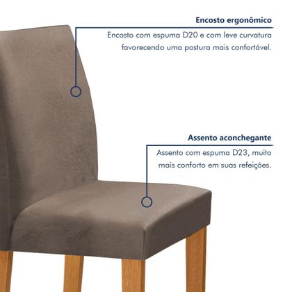 Imagem de Conjunto Mesa Barcelona 100cmx100cm 4 Cadeiras Espanha Tampo Slim Plus Redondo Vidro Yescasa