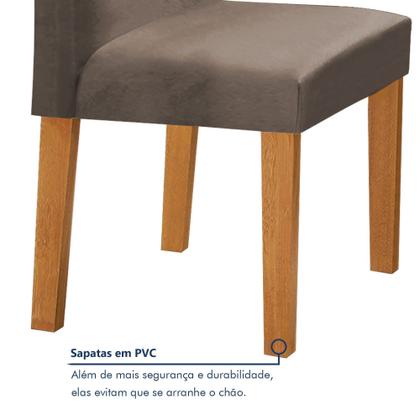 Imagem de Conjunto Mesa Barcelona 100cmx100cm 4 Cadeiras Espanha Tampo Slim Plus Redondo Vidro Yescasa