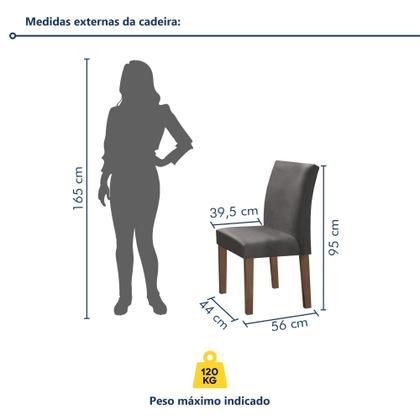 Imagem de Conjunto Mesa Barcelona 100cmx100cm 4 Cadeiras Espanha Tampo Slim Plus Redondo Yescasa