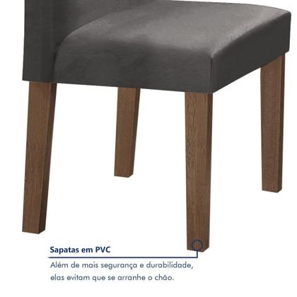 Imagem de Conjunto Mesa Barcelona 100cmx100cm 4 Cadeiras Espanha Tampo Slim Plus Redondo Yescasa
