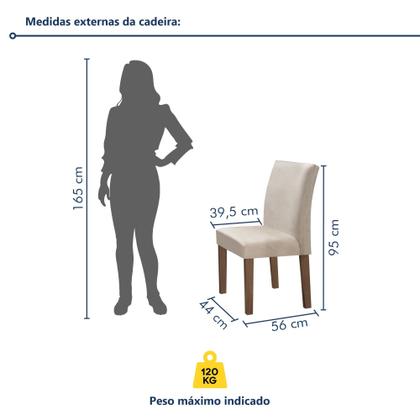 Imagem de Conjunto Mesa Barcelona 100cmx100cm 4 Cadeiras Espanha Tampo Slim Plus Redondo Yescasa