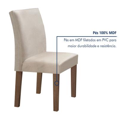 Imagem de Conjunto Mesa Barcelona 100cmx100cm 4 Cadeiras Espanha Tampo Slim Plus Redondo Yescasa