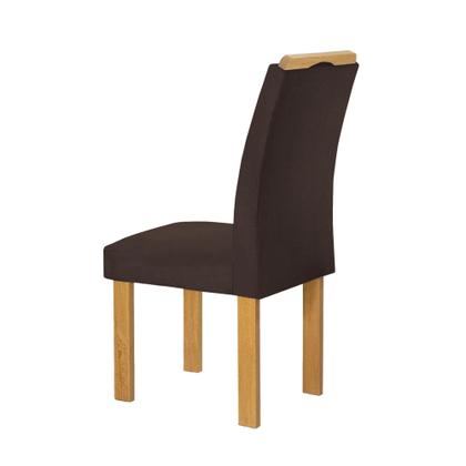 Imagem de Conjunto Mesa Bella Ripada 120cm com 4 Cadeiras Arizona Tampo Bella com Vidro