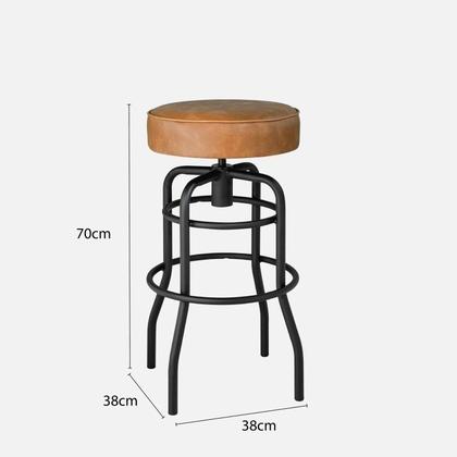 Imagem de Conjunto Mesa Bistrô 2 Banqueta Aço Giratória Espresso Móveis