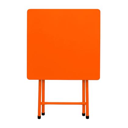 Imagem de Conjunto Mesa C/ 4 Cadeiras Dobráveis Bar Restaurante Aço