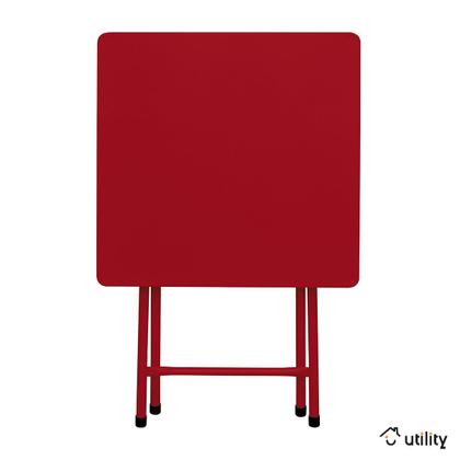 Imagem de Conjunto Mesa C/ 4 Cadeiras Dobráveis Bar Restaurante Aço