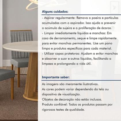 Imagem de Conjunto Mesa com 4 Cadeiras Rose Mari