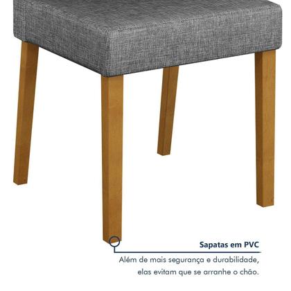 Imagem de Conjunto Mesa com 4 Cadeiras Rose Mari