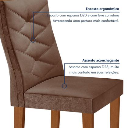 Imagem de Conjunto Mesa com Vidro e 8 Cadeiras 200cmx90cm Barcelona Yescasa