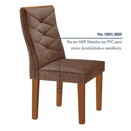Imagem de Conjunto Mesa com Vidro e 8 Cadeiras 200cmx90cm Barcelona Yescasa