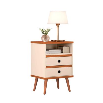 Imagem de Conjunto Mesa de cabeceira 2 gavetas -Alamo- CM