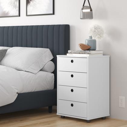 Imagem de Conjunto Mesa De Cabeceira 4 Gavetas Classic New