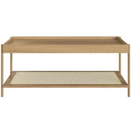 Imagem de Conjunto Mesa de Centro e Mesa Lateral Para Sala Industrial Indy A03 Hanover Dourado - Lyam Decor