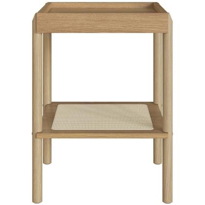 Imagem de Conjunto Mesa De Centro E Mesa Lateral Para Sala Pés Madeira Moss A03 Hanover Roble