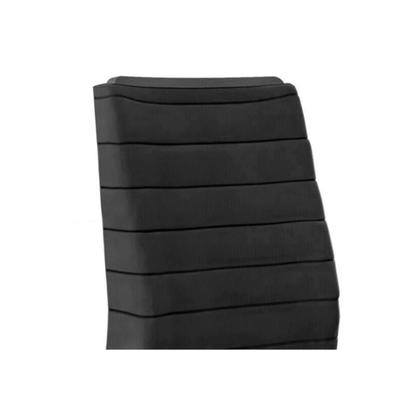 Imagem de Conjunto: Mesa de Cozinha Itália Tampo Madeirado c/ Vidro Curvo 170x90cm e 6 Cadeiras Ondina Cedro/Off White - Suede Lunar - DJ Móveis