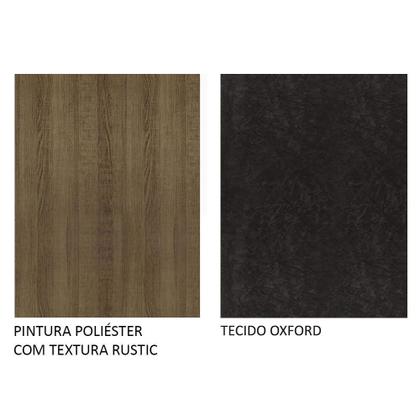 Imagem de Conjunto Mesa de Jantar 6 Lugares Tampo de Madeira Renata Madesa