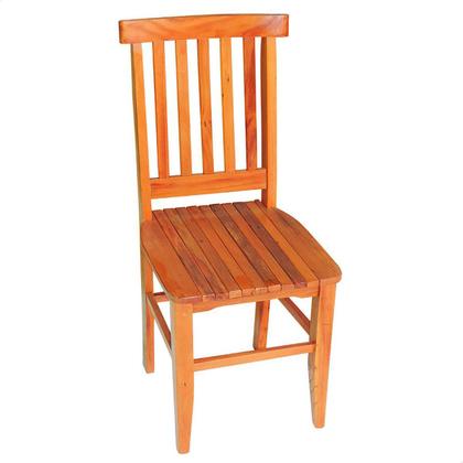 Imagem de Conjunto Mesa de Jantar 80x80cm Com 4 Cadeiras Mineira Madeira Maciça Natural