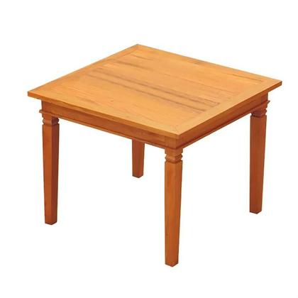 Imagem de Conjunto Mesa de Jantar 80x80cm Com 4 Cadeiras Mineira Madeira Maciça Natural