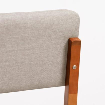 Imagem de Conjunto Mesa de Jantar e 6 Cadeiras Tiê CabeCasa MadeiraOriginals