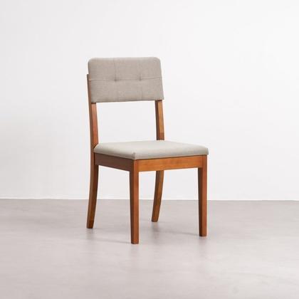 Imagem de Conjunto Mesa de Jantar e 6 Cadeiras Tiê CabeCasa MadeiraOriginals