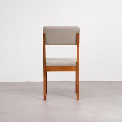 Imagem de Conjunto Mesa de Jantar e 6 Cadeiras Tiê CabeCasa MadeiraOriginals