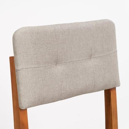 Imagem de Conjunto Mesa de Jantar e 6 Cadeiras Tiê CabeCasa MadeiraOriginals