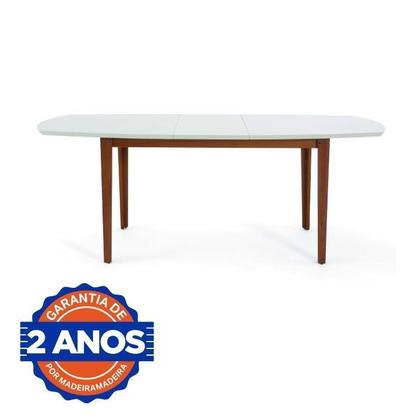 Imagem de Conjunto Mesa de Jantar e 6 Cadeiras Tiê CabeCasa MadeiraOriginals