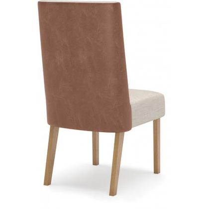 Imagem de Conjunto Mesa De Jantar Henn Adriana Tampo De Vidro Com 6 Cadeiras